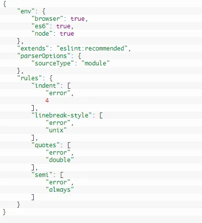 ESLint Configuration FIle